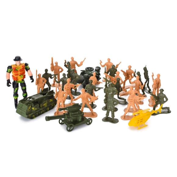 Дитячий набір солдатиків CY4149B-B, військова техніка, з транспортом
