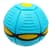 Летящий трансформерный мяч 1002-3(Turquoise) светится