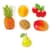 Дитячий набір магнітів "Фрукти та ягоди" ML4032-20 в наборі 6 магнітів