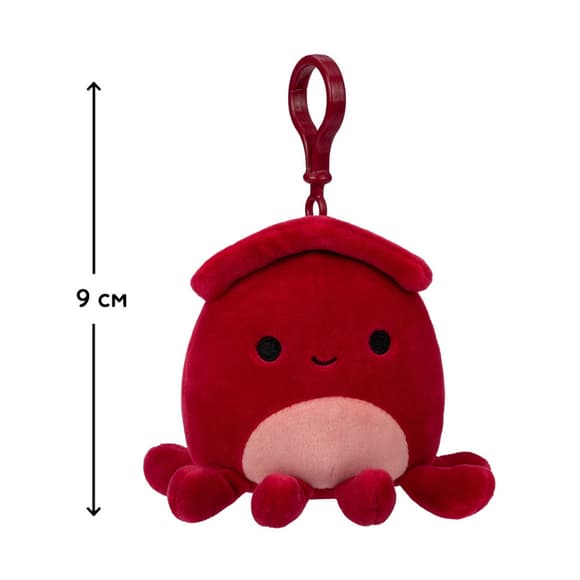 Мягкая игрушка Кальмар Альтман Squishmallows SQCP00146 на клипсе 9 см