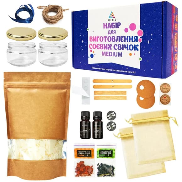 Набор для изготовления соевых свечей MEDIUM SSM-006
