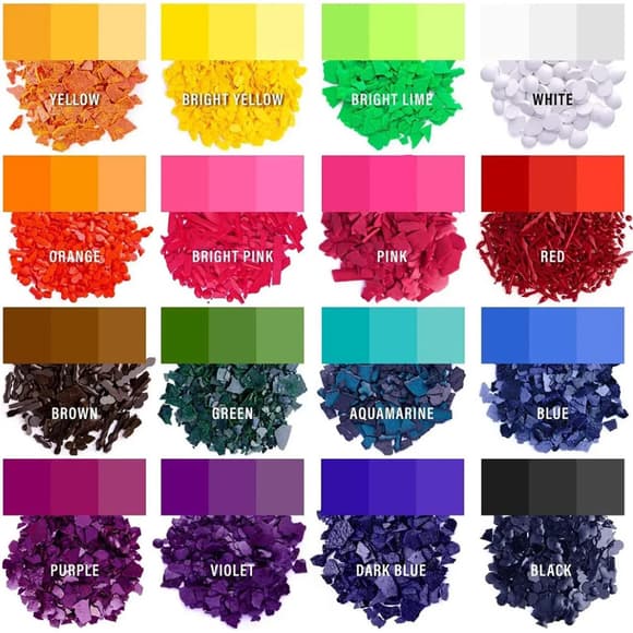 Краситель для изготовления свечей SB-002, 16 цветов по 2,8 грамм