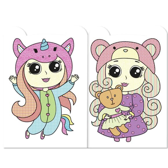 Дитяча розмальовка "Water Book Няшки" РМ-82-02, 6 аркушів