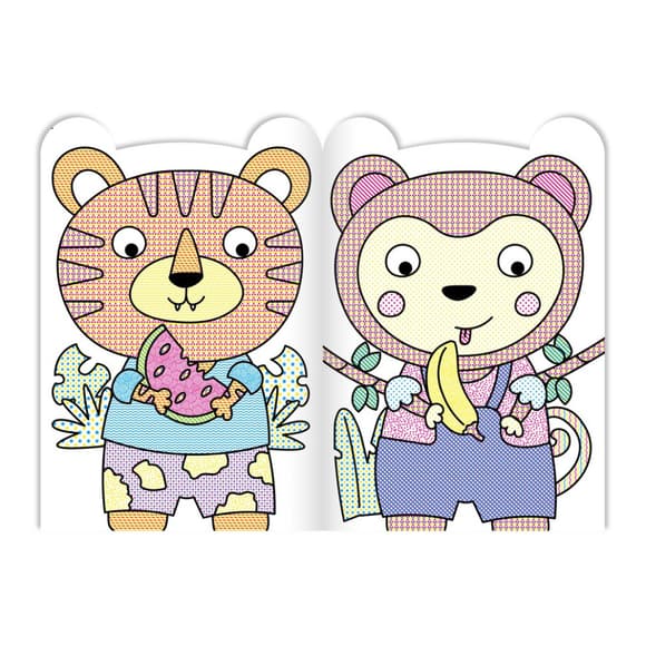 Дитяча розмальовка "Water Book Вухастики" РМ-82-03, 6 аркушів