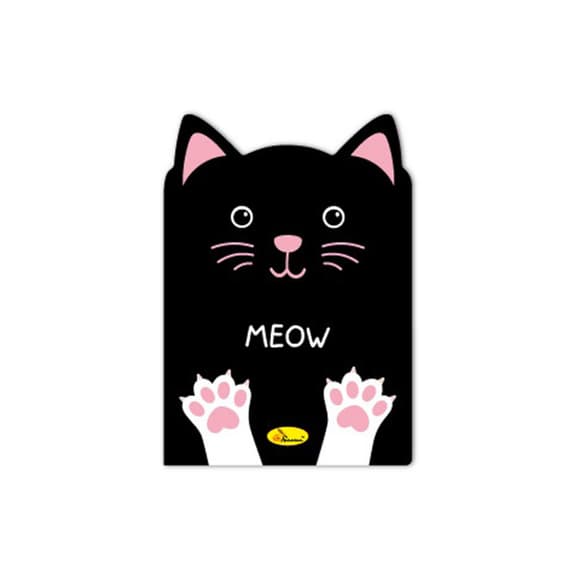 Дитячий блокнот з вушками "Meow" АП-1803-02, 24 сторінки