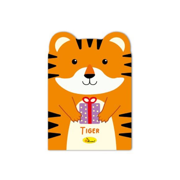 Детский блокнот с ушками "Tiger" АП-1803-04, 24 страницы
