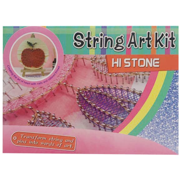 Дитячий набір для творчості стрінг-арт "Яблуко" YG0115(28287) дерев'яна основа