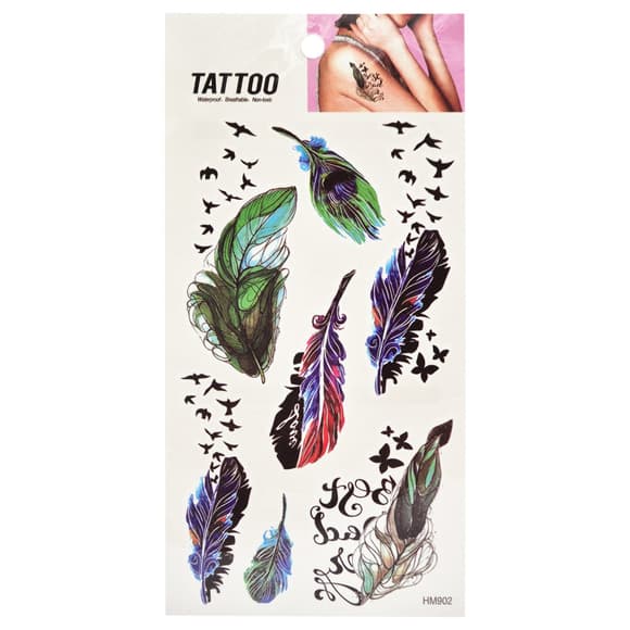 Временная татуировка "Feathers Tattoo" 1020-HM902
