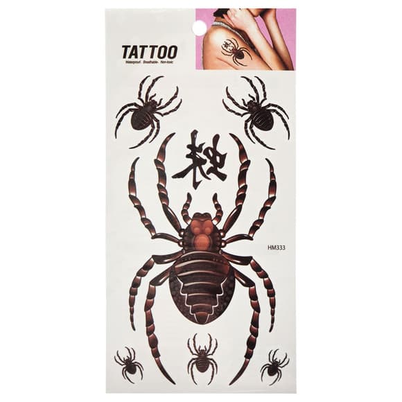 Временная татуировка "Пауки Tattoo" 1020-HM333