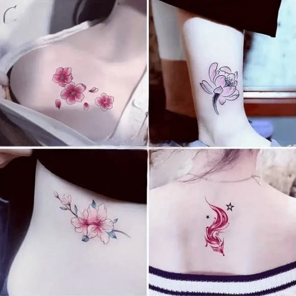 Набор детских временных тату "Цветные мини №1" color-tattoo-mini-set-30
