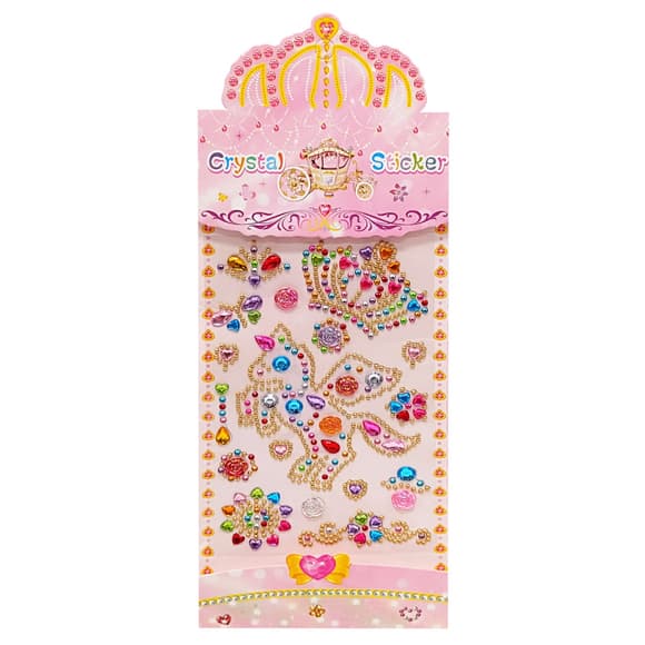Наклейки декоративные "Кристаллы" XY-022-1 на планшетке