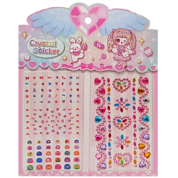 Наклейки декоративні XY-008-2(Pink) для авто, ноутбуків, телефонів