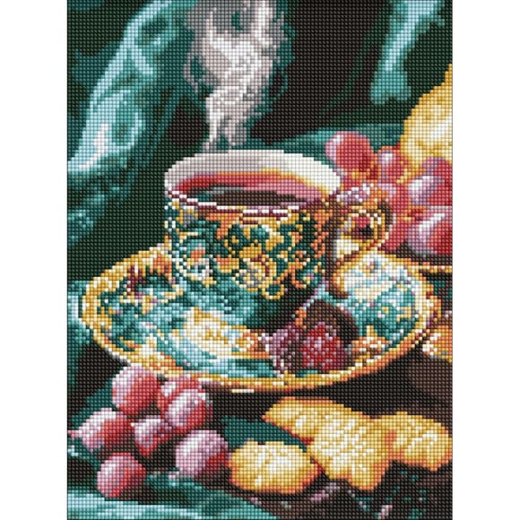 Алмазна мозаїка "Кава по-турецьки" ©art_selena_ua AMO8130, 30х40 см