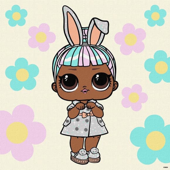 Картина за номерами "L.O.L. Surprise! Spring Bling Carats" KHO1100, 40х40 см   