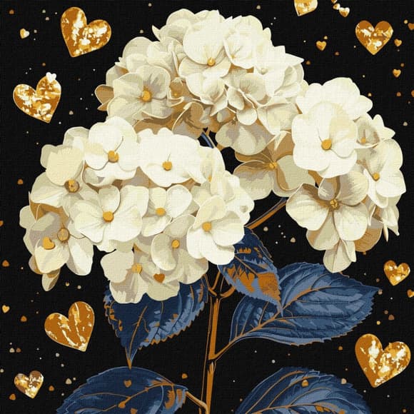 Картина по номерам "Прекрасные цветы" ©victoria_art KHO3277, 40х40 см 