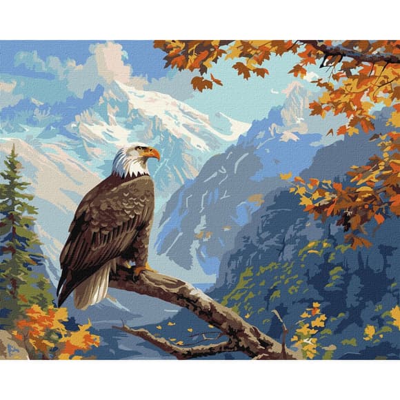 Картина по номерам "Вершинный страж" ©art_selena_ua KHO6649, 40х50 см