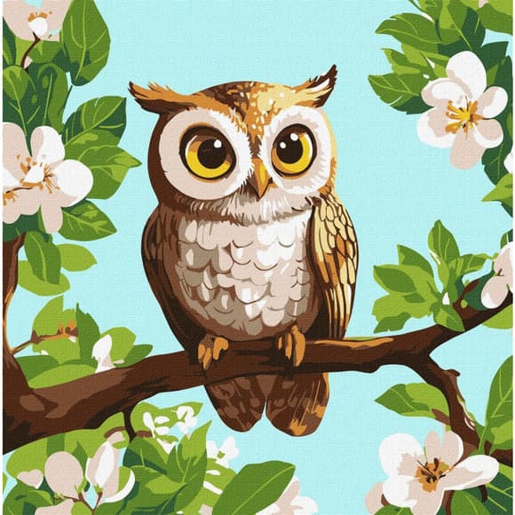 Картина за номерами "Лісова варта" ©art_selena_ua KHO6740, 30х30 см