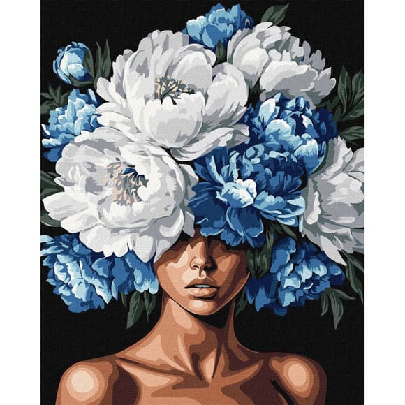 Картина за номерами "Квітуча думка" ©victoria_art KHO8527, 40х50 см