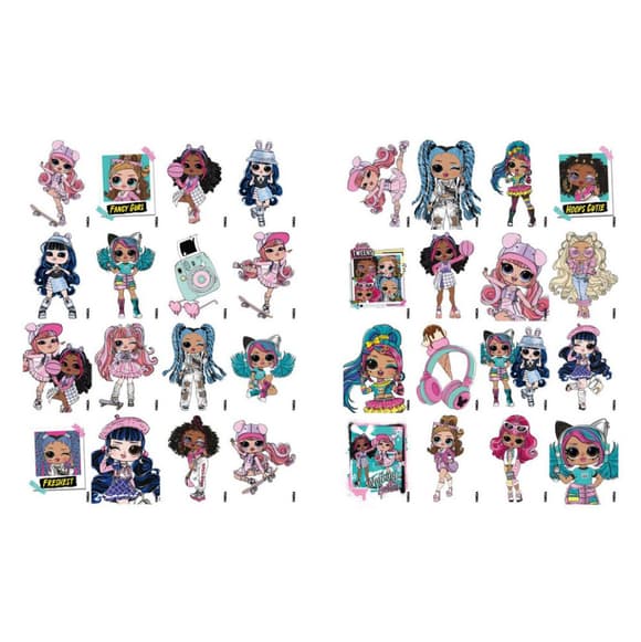 Детская книга-раскраска "Skate Dance 2 Tweens" LCB16 со стикерами