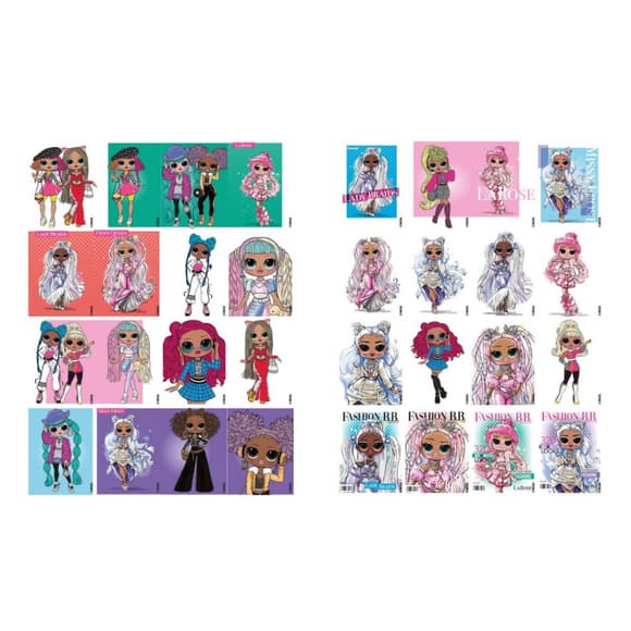 Детская книга-раскраска "Fashion Show Missy Frost" LCB3 со стикерами