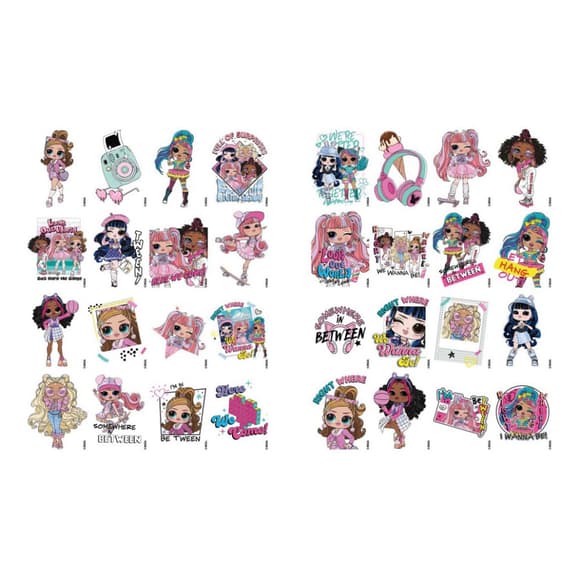 Дитяча книжка-розмальовка "Tweens Ali Dance" LCB9 зі стікерами