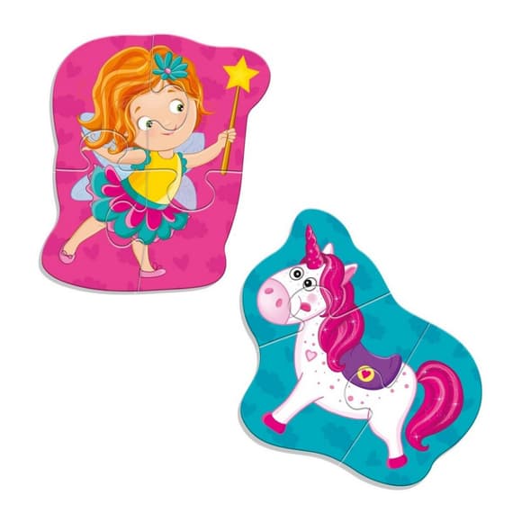 Детские магнитные пазлы "Фея и единорог" VT3208-30, 7 элементов