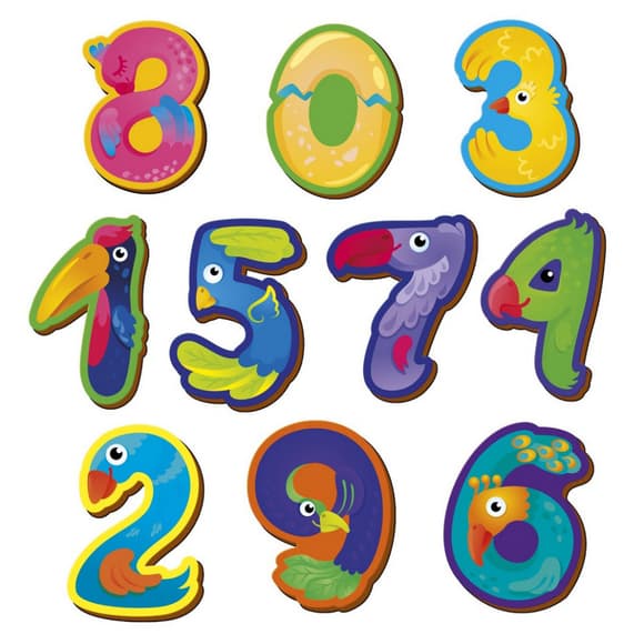 Дитячий набір магнітів "Цифри" VT3106-37, 10 магнітів