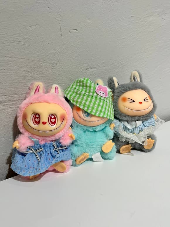 Детская мягкая игрушка-брелок The Monsters Labubu Labubu15 в ассортименте