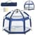 Дитячий манеж MR 1512 Sapphire Blue 146×127×110 см