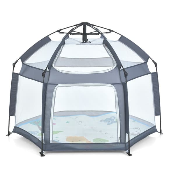 Дитячий манеж MR 1512 Silver Mist 146×127×110 см