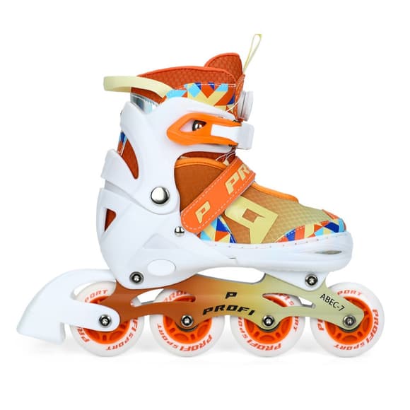 Детские раздвижные ролики A4156-M-OR, размер 35-38