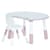 Дитячий столик M 6179-8 висота 42х53 см, 1 стільчик