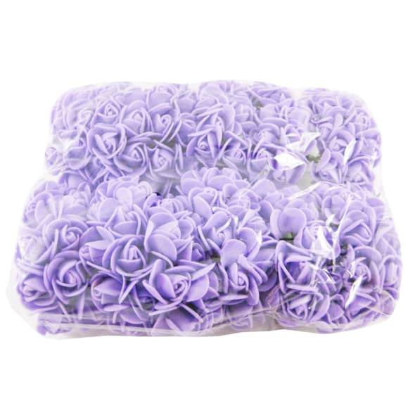 Декоративні троянди для творчості KV-728 пучок 12 штук 