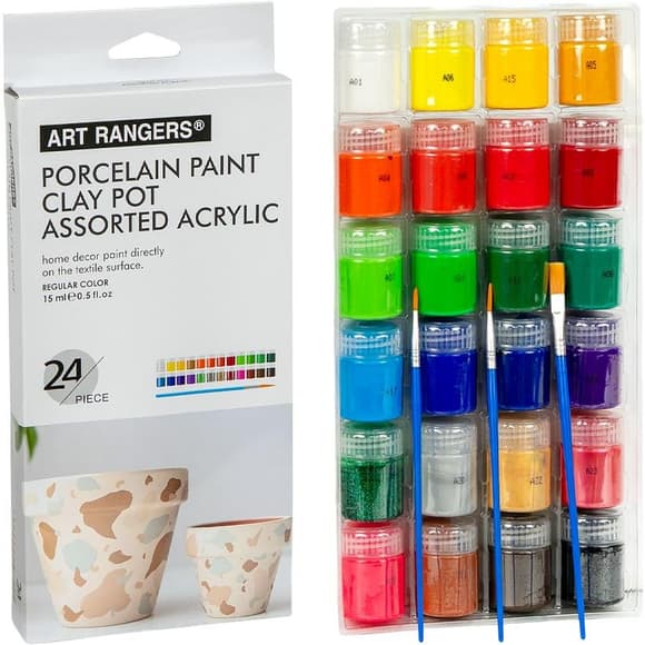 Набір акрилових фарб "Art Ranger Acrylic" A24015-3, 24 кольори 15 мл