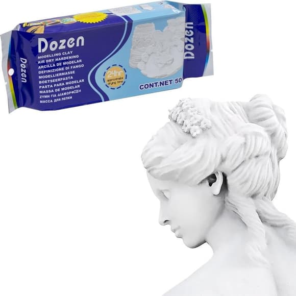 Пластилин для моделирования "Dozen" W500 белый 500 грамм