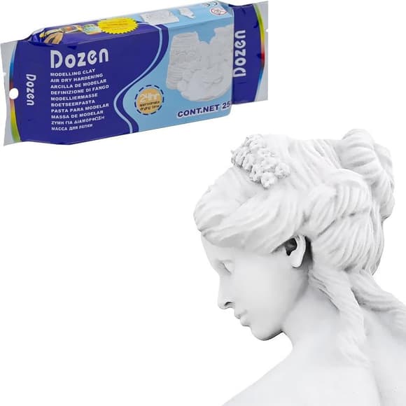 Пластилин для моделирования "Dozen" W250 белый 250 грамм 