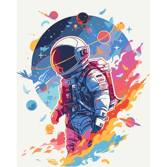 Картина за номерами "Космічний дослідник" 16511-AC 40х50 см