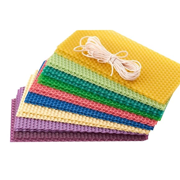 Набір для виробництва свічок з кольорової вощини WAX-018