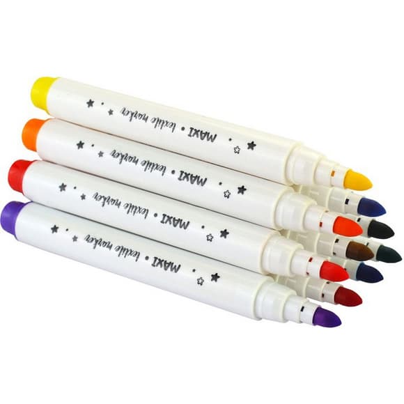 Набор маркеров по ткани MX15242, 12 цветов