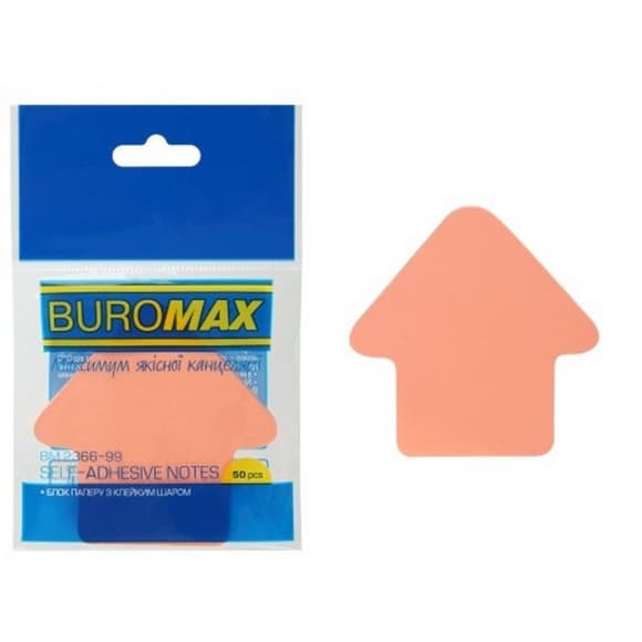 Блок для нотаток "Стрілка" BM.2366-99 в асортименті 50 аркушів