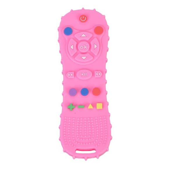 Силиконовый прорезыватель "Пульт" INT 0001(Pink)