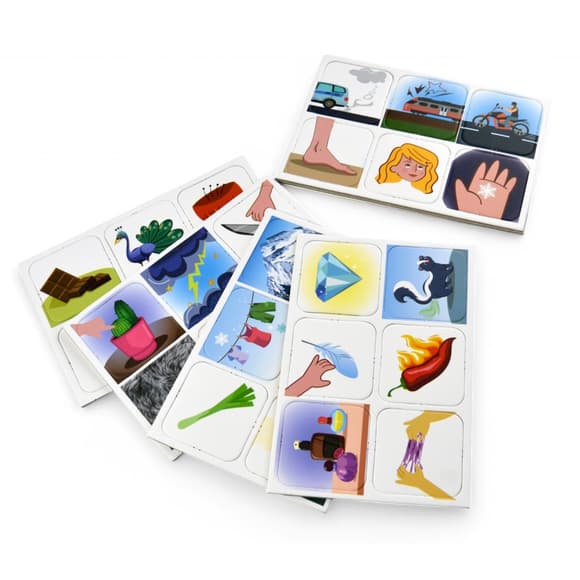 Детское лото "Органы чувств" 2279-UM 4 поля, 48 фишек