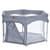 Дитячий манеж SWIFT 6 ME 1195 Gray 145х117х74 см