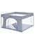 Детский манеж SWIFT 4 ME 1196 Gray 127х127х74,5 см