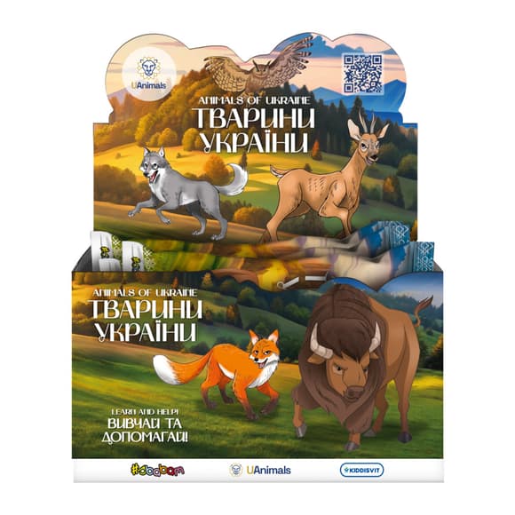 Стретч-іграшка у вигляді тварини Тварини України #sbabam 1/CN25 Іграшка-сюрприз