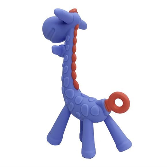 Силіконовий прорізувач "Жираф" MGZ-0423(Violet) без футляра 