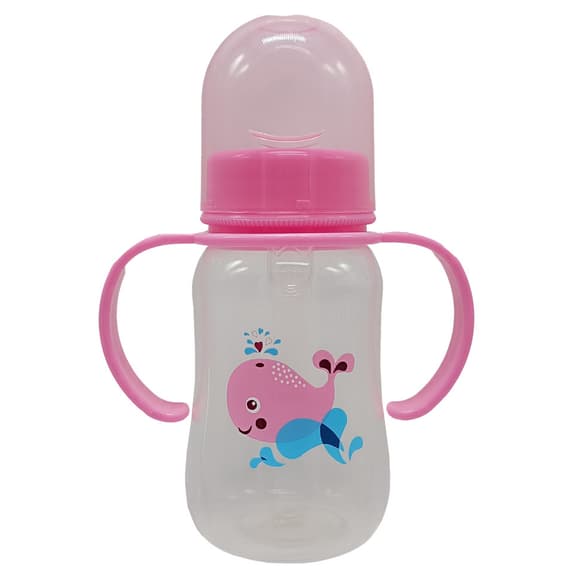 Пляшечка для годування "Кит" MGZ-0204-1(Pink) 150 мл