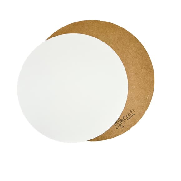 Грунтованное ДВП 17025 кругло е диаметром 45 см