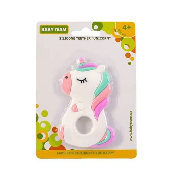 Прорезыватель силиконовый "Единорог" 4018