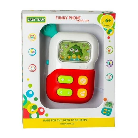 Детская музыкальная игрушка "Веселый телефон" 8655